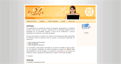 Desktop Screenshot of evpraxis.ucol.mx